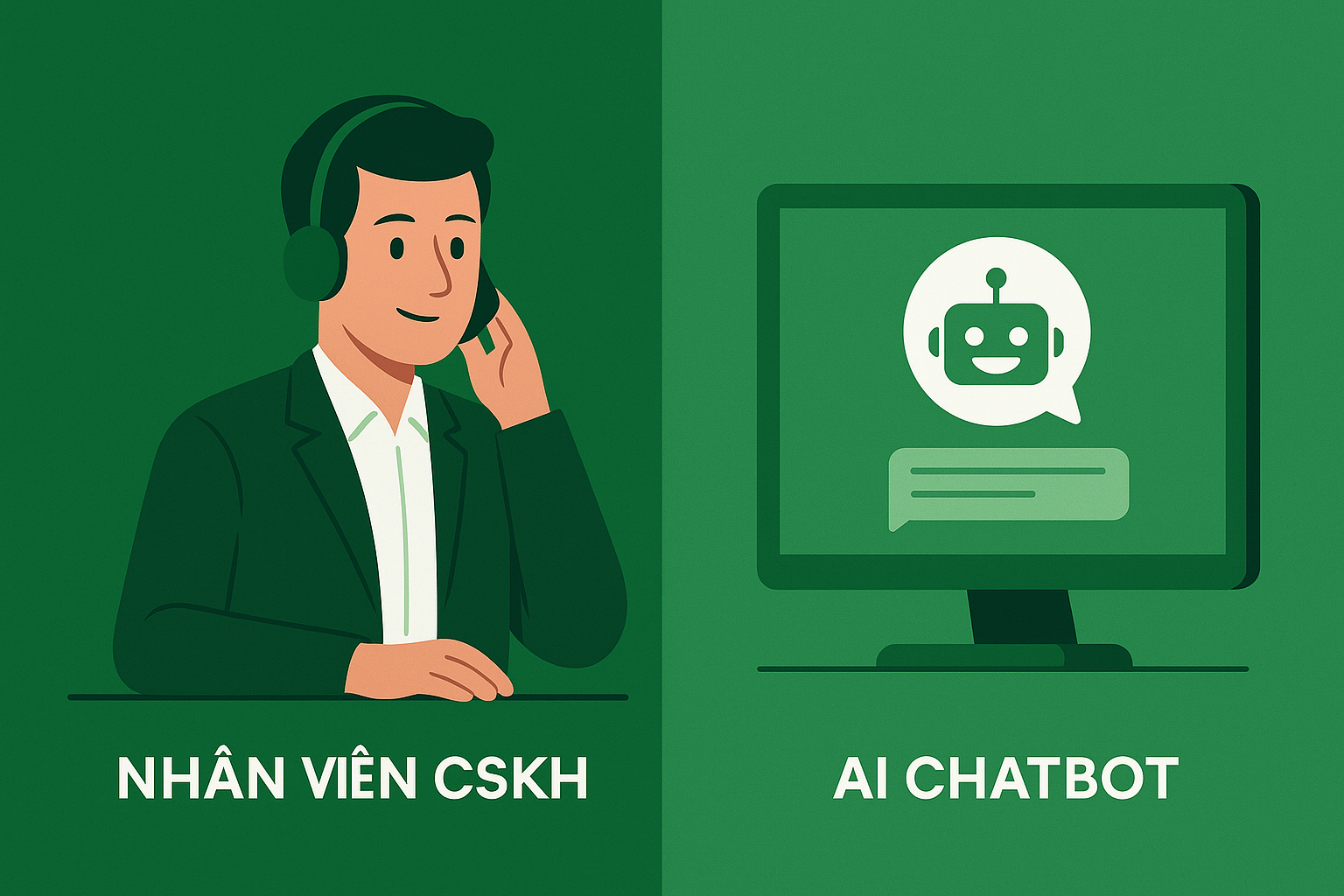 So sánh AI Chatbot và nhân viên chăm sóc khách hàng: đâu là lựa chọn tối ưu?
